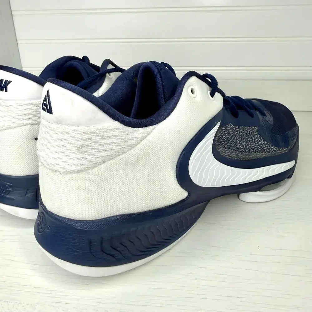 Nike Zoom Freak 4 TB Midnight Navy White Basketball Shoes Men's Size 14 No Box